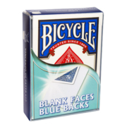 Blank Faces Blue Back Bicycle Spielkarten