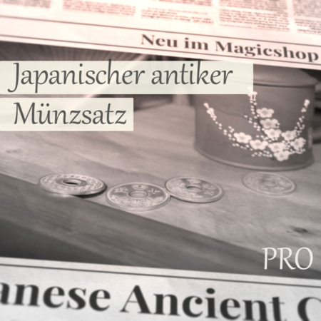 Japanischer antiker Münzsatz inkl. Shell