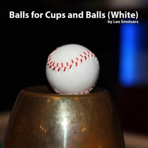 Leather Balls for Cups and Balls (White) by Leo Smetsers 1