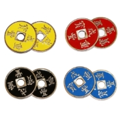 Chinese Coin with Expanded Shell schwarz