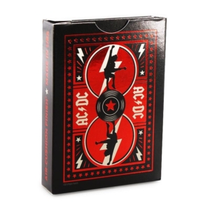 Bicycle - AC/DC | Spielkarten – Rocke deine Karten, schwarz-rot und elektrisch!