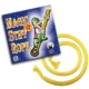Das stehende und sich versteifende Seil - gelb - Stiff rope