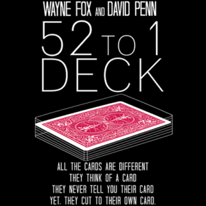 52 to 1 Deck by Wayne Fox &ndash; Rot | Zaubertrick