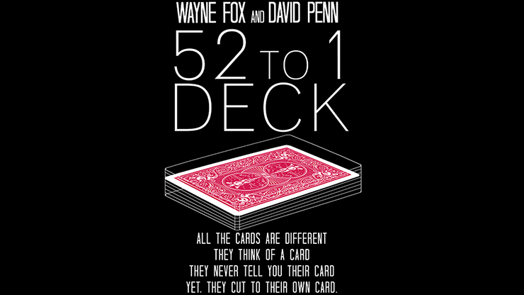 52 to 1 Deck by Wayne Fox – Rot | Zaubertrick