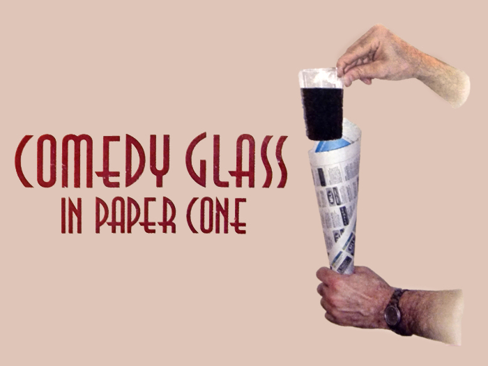 Comedy-Glas im Papiertütchen by Bazar De Magia | Zaubertrick 1 Comedy-Glas im Papiertütchen by Bazar De Magia | Zaubertrick