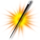 Erscheinender Stab - Appearing cane steel - Black