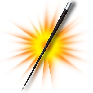 Erscheinender Stab - Appearing cane steel - Black