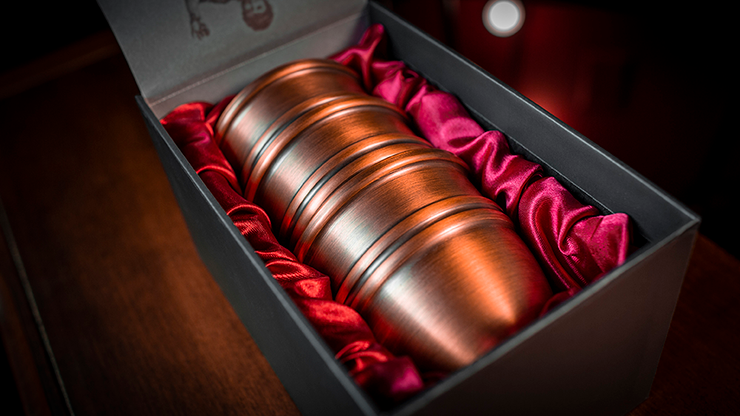 Cups and Balls LEGEND (Copper/Aged) | Zauberzubehör 3 Cups and Balls Copper Aged