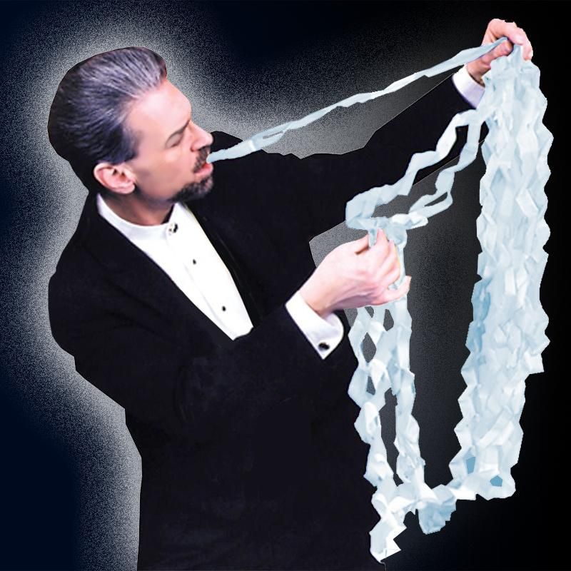 Mundspiralen – Mouth Coils | Zaubertrick 3 Mundspiralen – Mouth Coils | Weiße Endlos-Papierschlangen – Zaubertrick