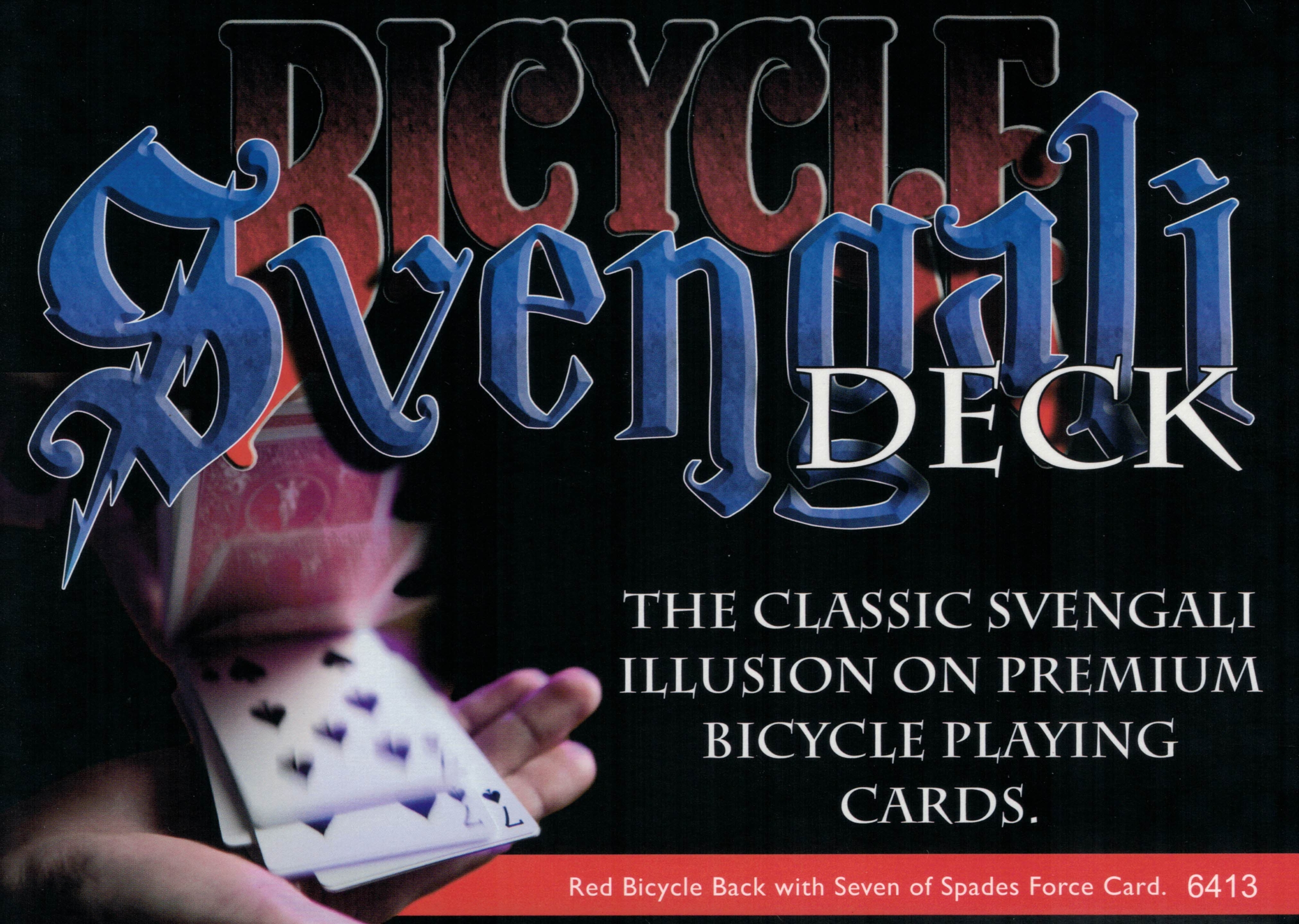 Svengali Deck in Bicycle Red Back (Seven of Spades) | Trickspiel 1 Svengali Deck in Bicycle Spielkarten