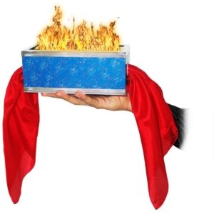 Die Feuerbox – Feuer-Zaubertrick mit Seidentuch